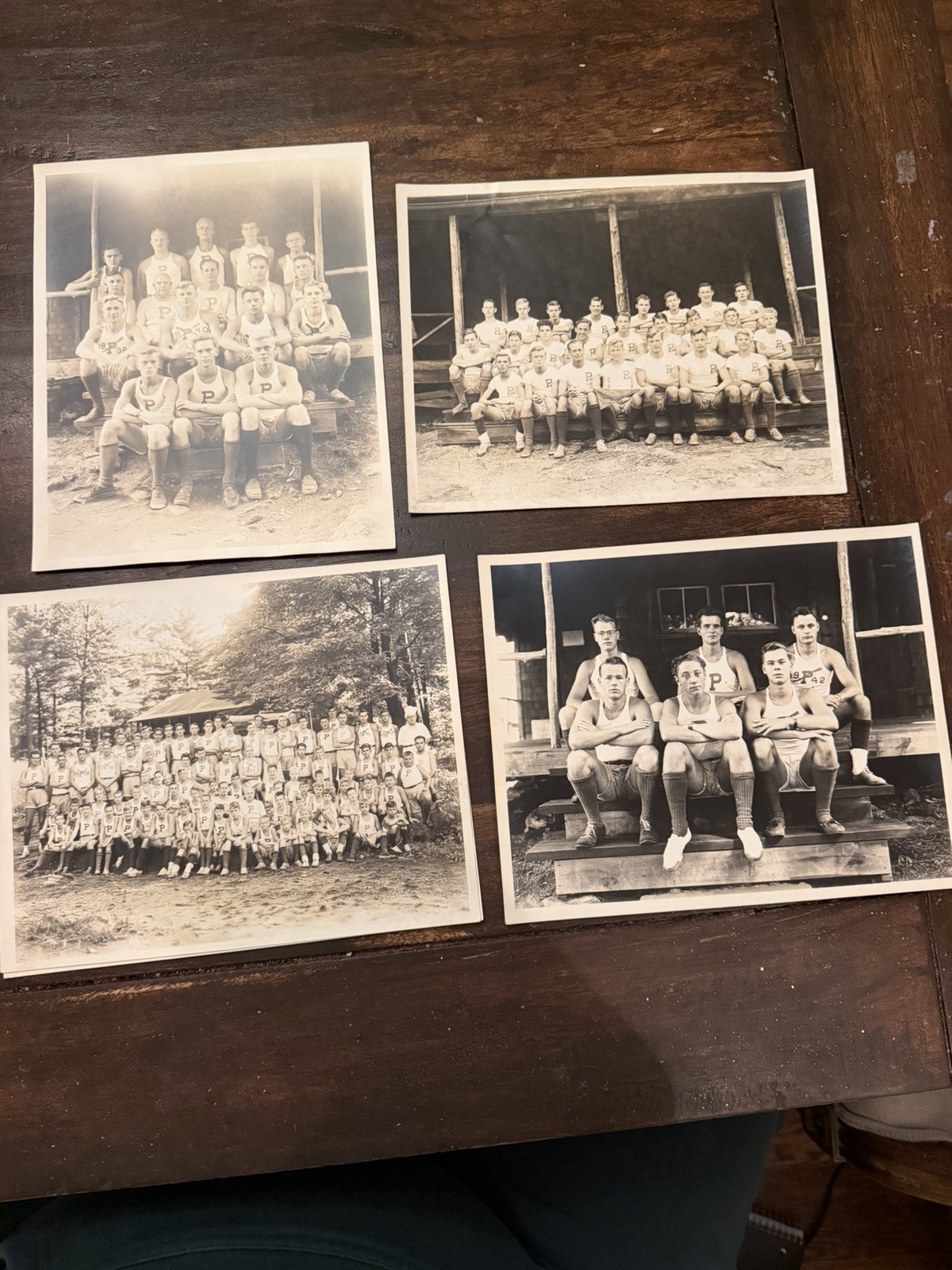 Vintage Camp Pasquaney NH 1940s Photos Lot of 5 Boys Camp Long Walk 1946