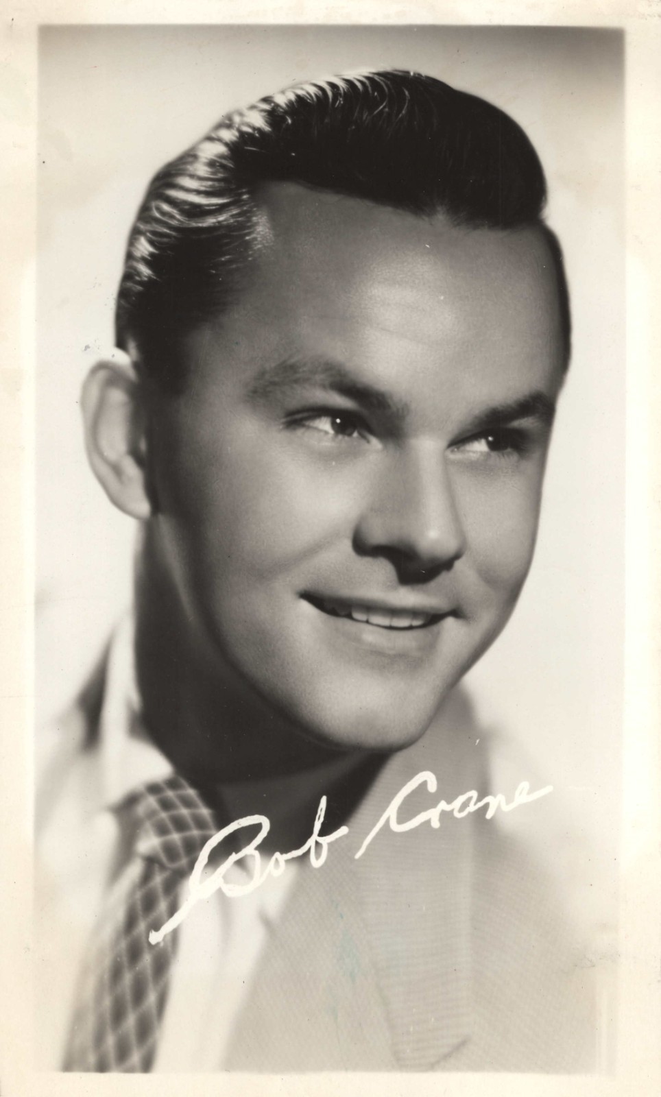 Actor Bob Crane Early Autograph Signed Note Bridgeport WICC Radio 1955 Postcard Actor Bob Crane Early Autograph Signed Note Bridgeport WICC Radio 1955 Postcard