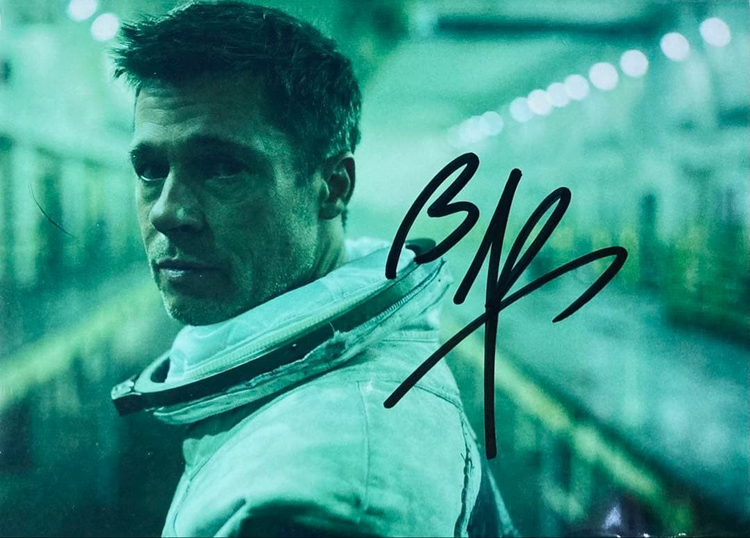 F1 Brad Pitt autographed photo F1 ua6