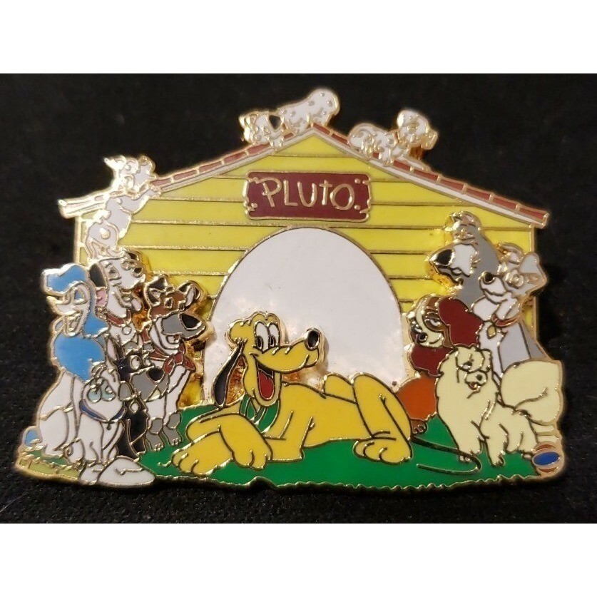 Disney Pin Dogs Pluto Lady Tramp Peg Jock Percy Dalmatians Georgette 37986 2005