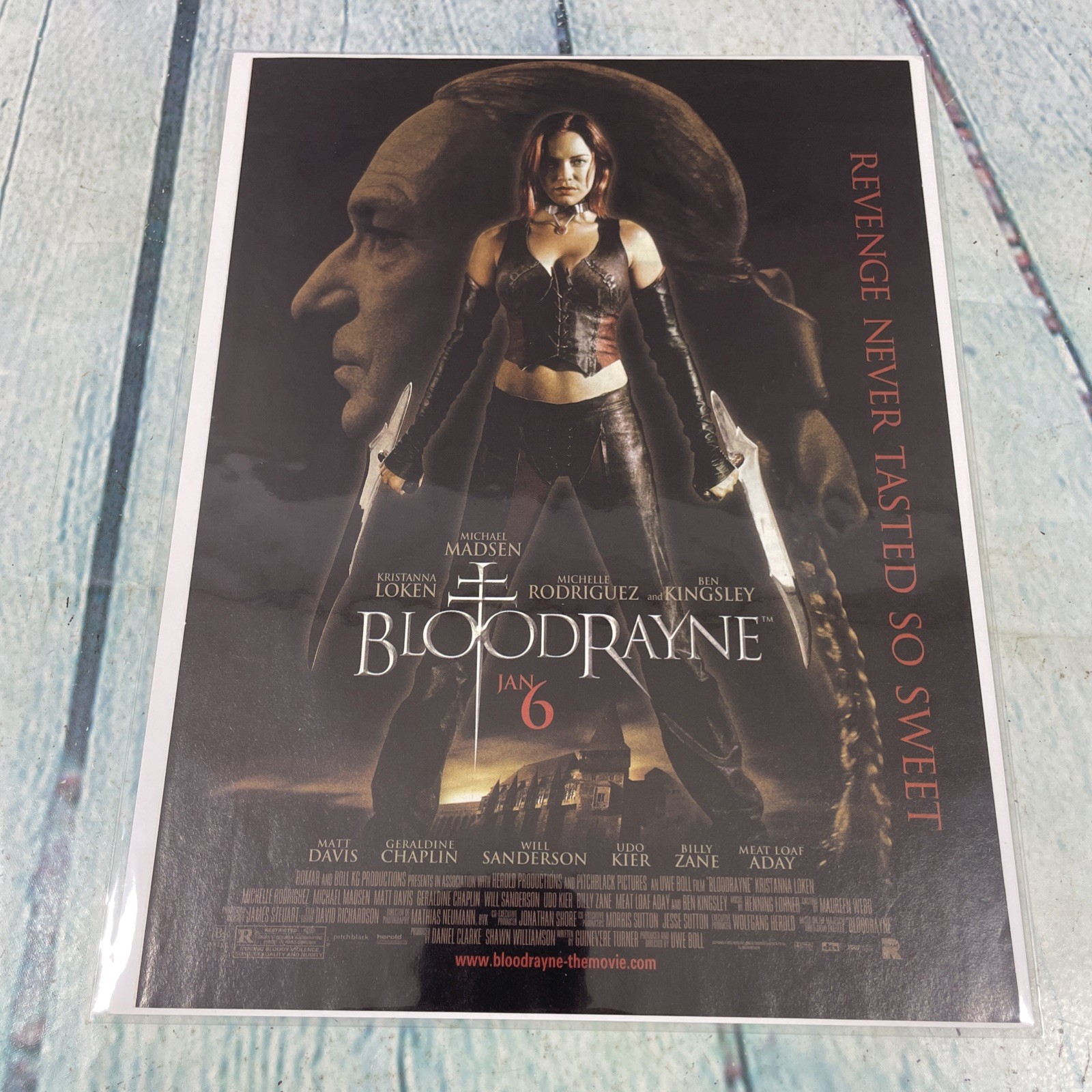 2006 Sexy Lady Body BloodRayne Movie Print Ad/Poster Pinup Promo Art Magazine Pg