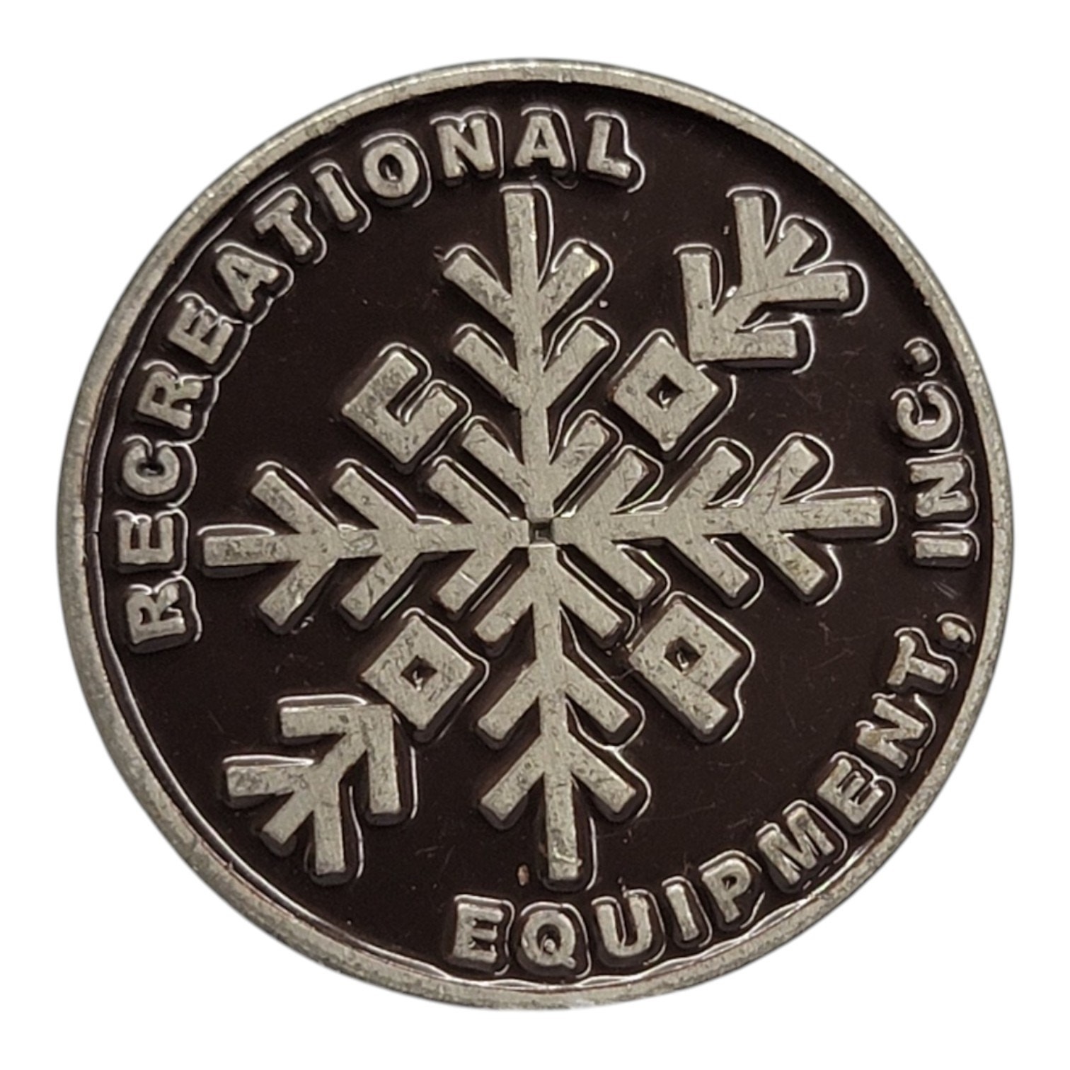 RARE Vintage REI Pin Recreational Equipment Inc Snowflake Enamel Hat Tie Tack RARE Vintage REI Pin Recreational Equipment Inc Snowflake Enamel Hat Tie Tack