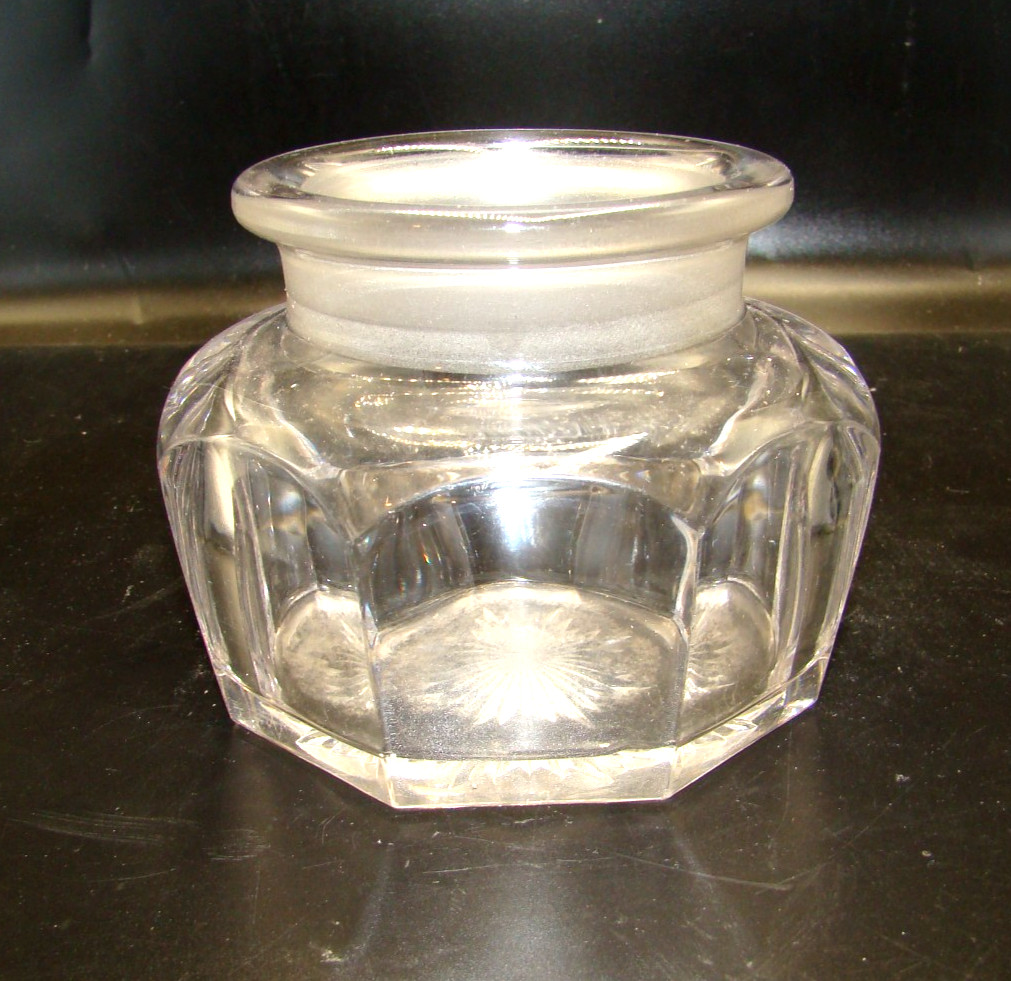 Vintage Krys-Tol Glass Jar Bottom