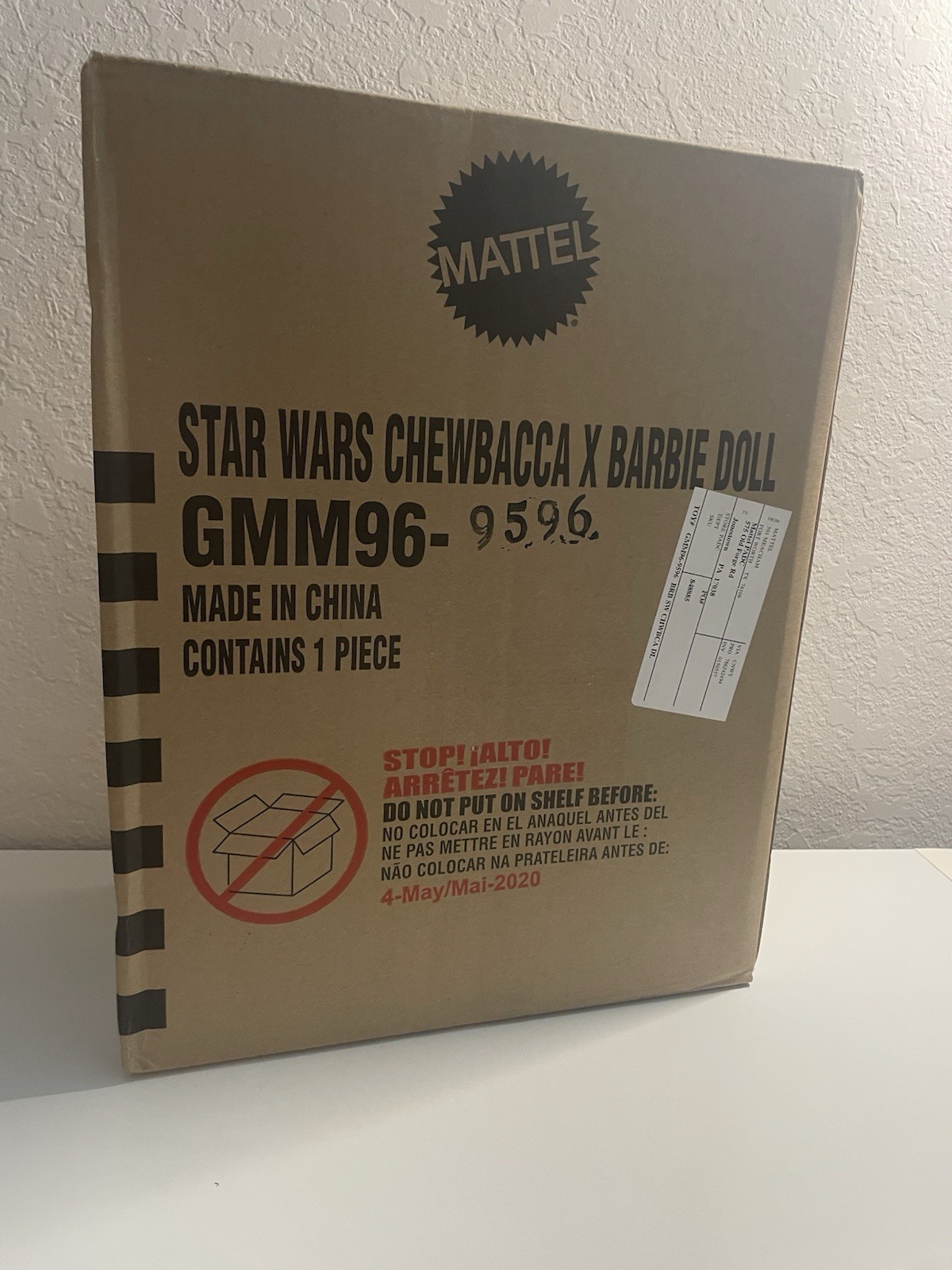 Mattel Star Wars x Chewbacca Barbie Platinum Doll GMM96 Factory Box MINT RARE