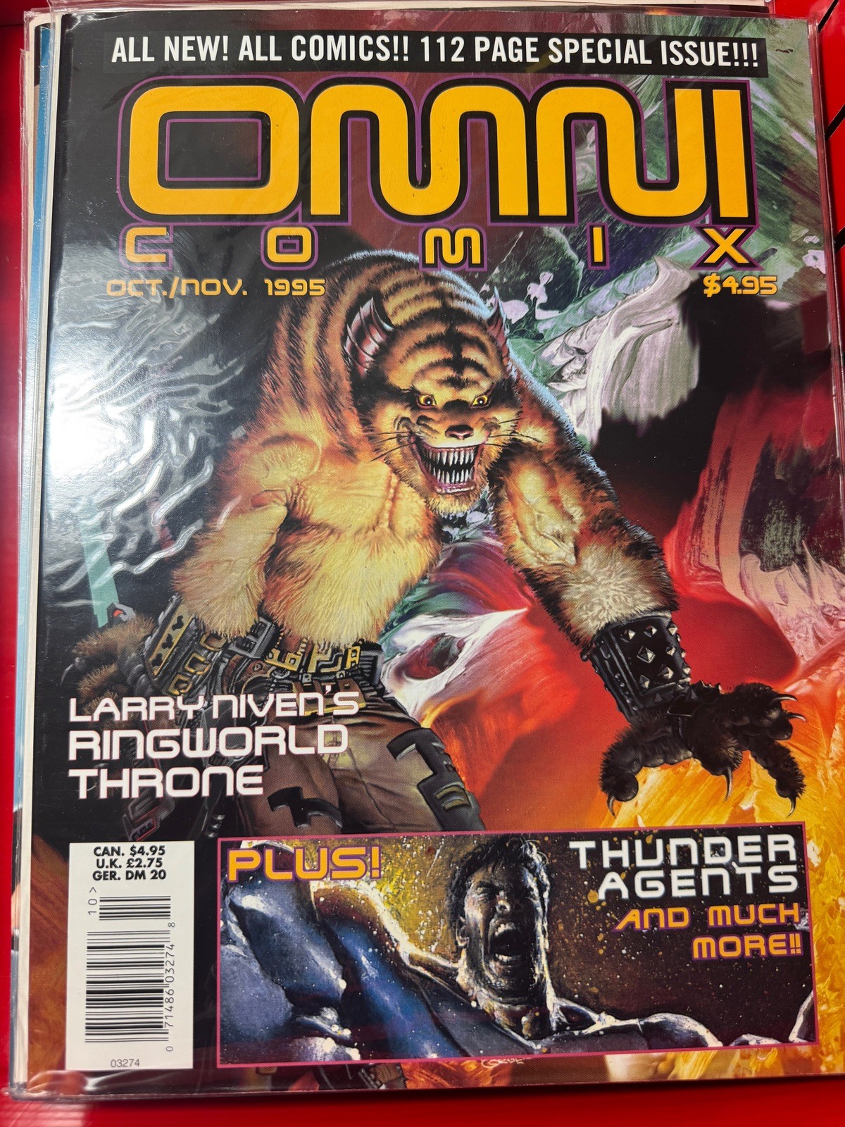 COMIC BOOK MAGAZINE Omni Comix 1995 October November (EXCELLENT) Larry Niven