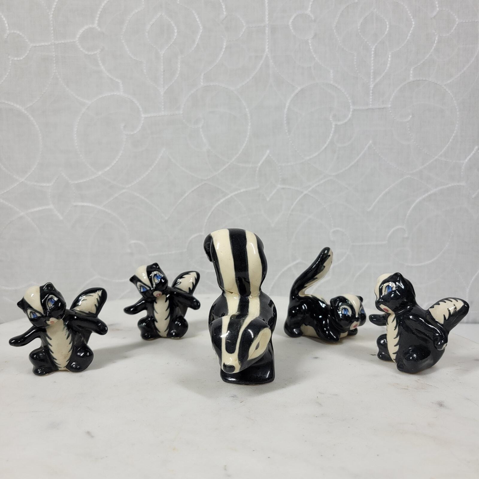 Walker Pottery Skunk Family 3\