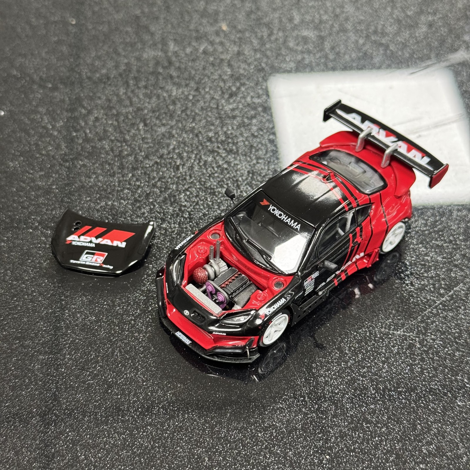 1:64 GR86 Pandem Advan Alloy Opening Hood Diecast Car Model
