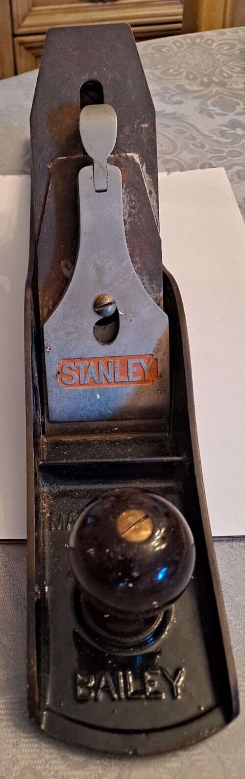 Stanley Bench Fore Plane No. 6 Type 18 Smooth Bottom Woodworking Wood Plane