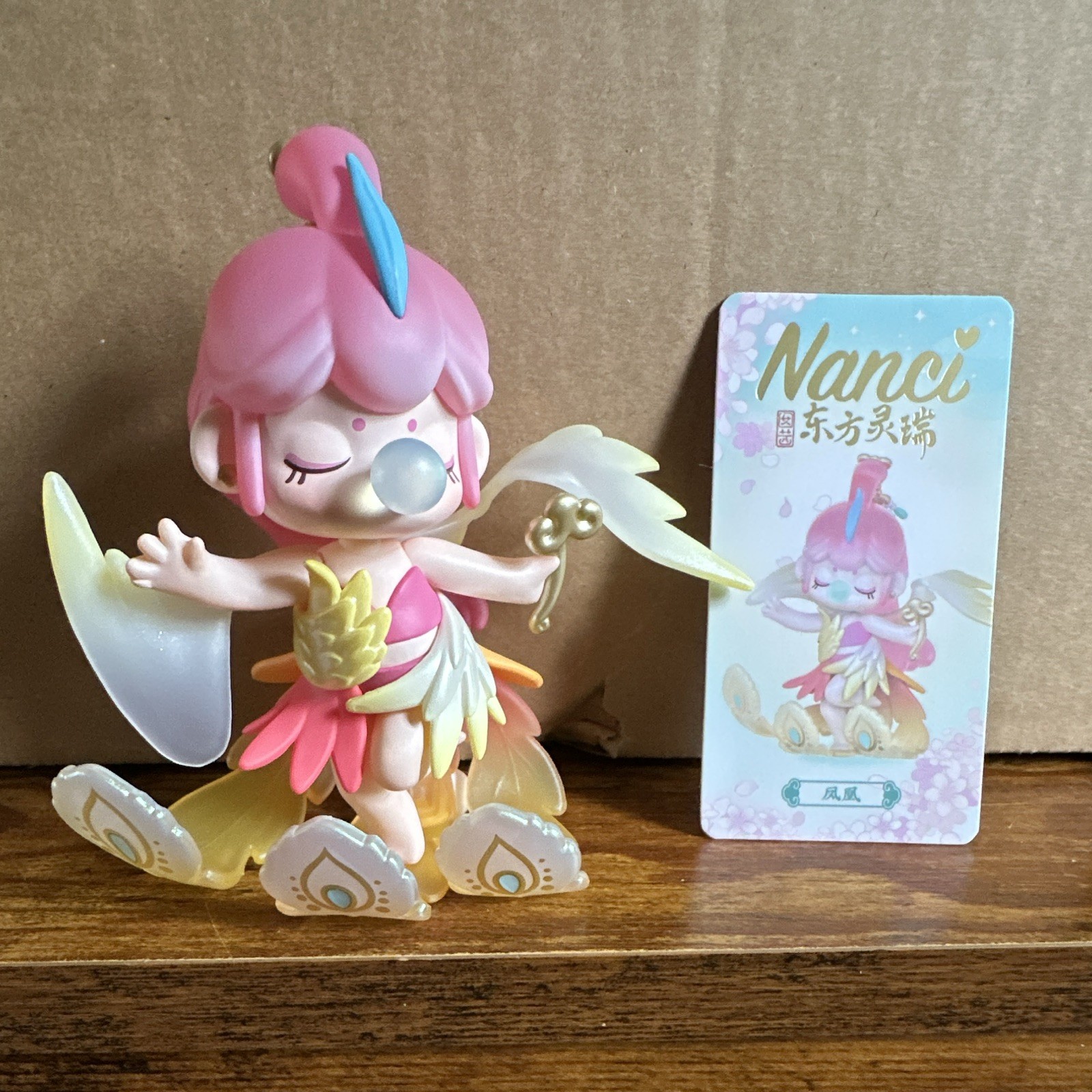 Rolife Nanci Mythological Creatures. Pink with feathers