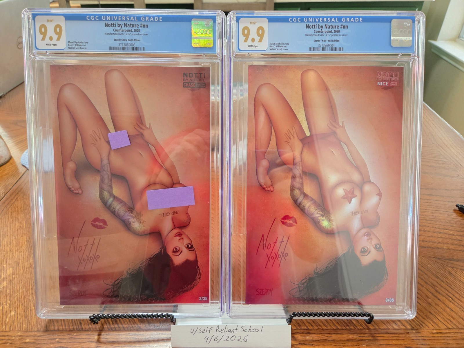 Notti by Nature #nn (2020) CGC 9.9 Szerdy Nice & Chase Foil - only 2 on census