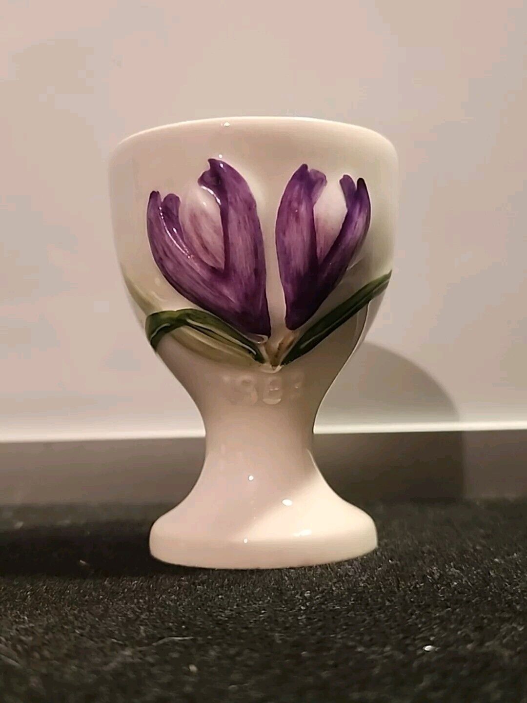 Ventage Goebel W Germany 1983 Egg Cup Crocus Porcelain 