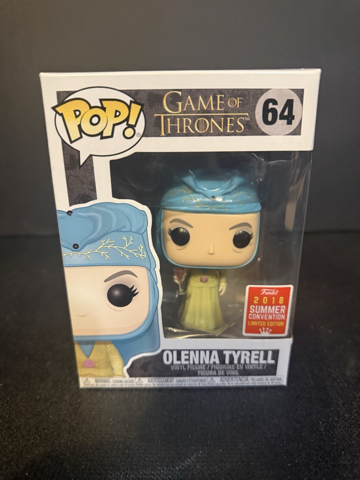 FUNKO POP OLENNA TYRELL 64 SUMMER CONVENTION 2018 GAME OF THRONES V01 FUNKO POP OLENNA TYRELL 64 SUMMER CONVENTION 2018 GAME OF THRONES V01