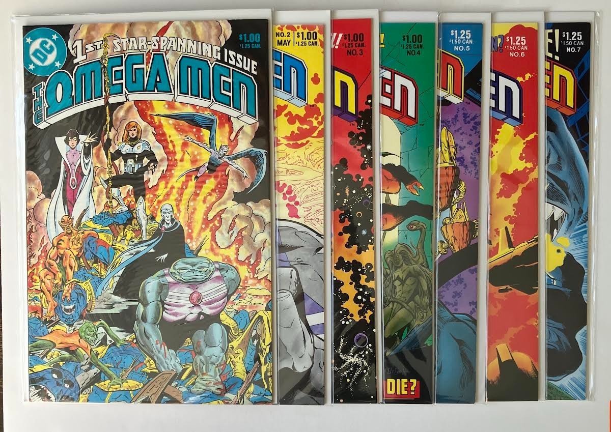 The Omega Men #1, 2, 3, 4, 5, 6, 7 NM (DC Comics 1983) 1st Lobo