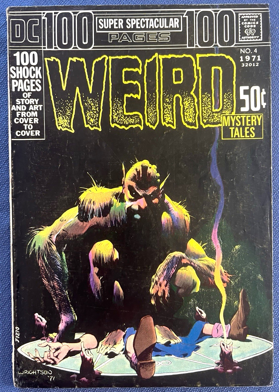 DC Weird Mystery Tales #4 100 Page Super Spectacular (1971) Wrightson 1st Key