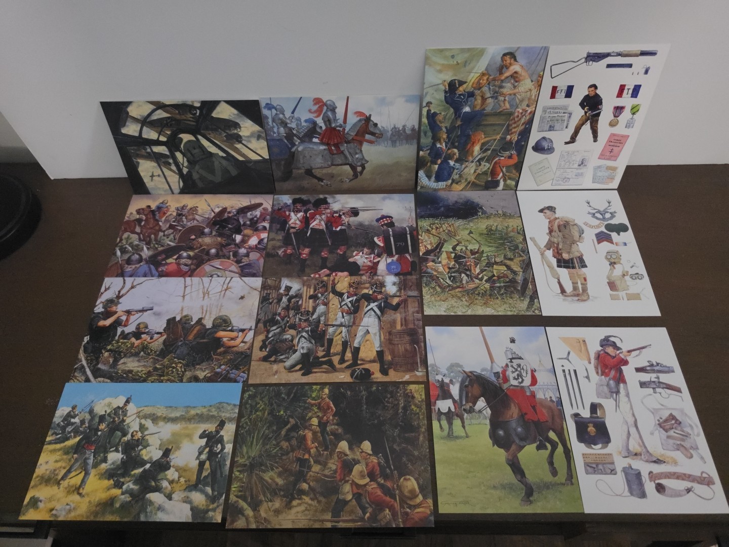  Soldier History's Greatest Warriors Osprey Imaculate Stunning Postcard Set