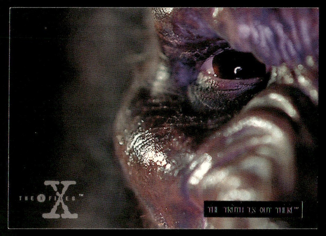 The X-Files 1995 TV Show Stamped Silver Foil Topps Card #43 (NM)