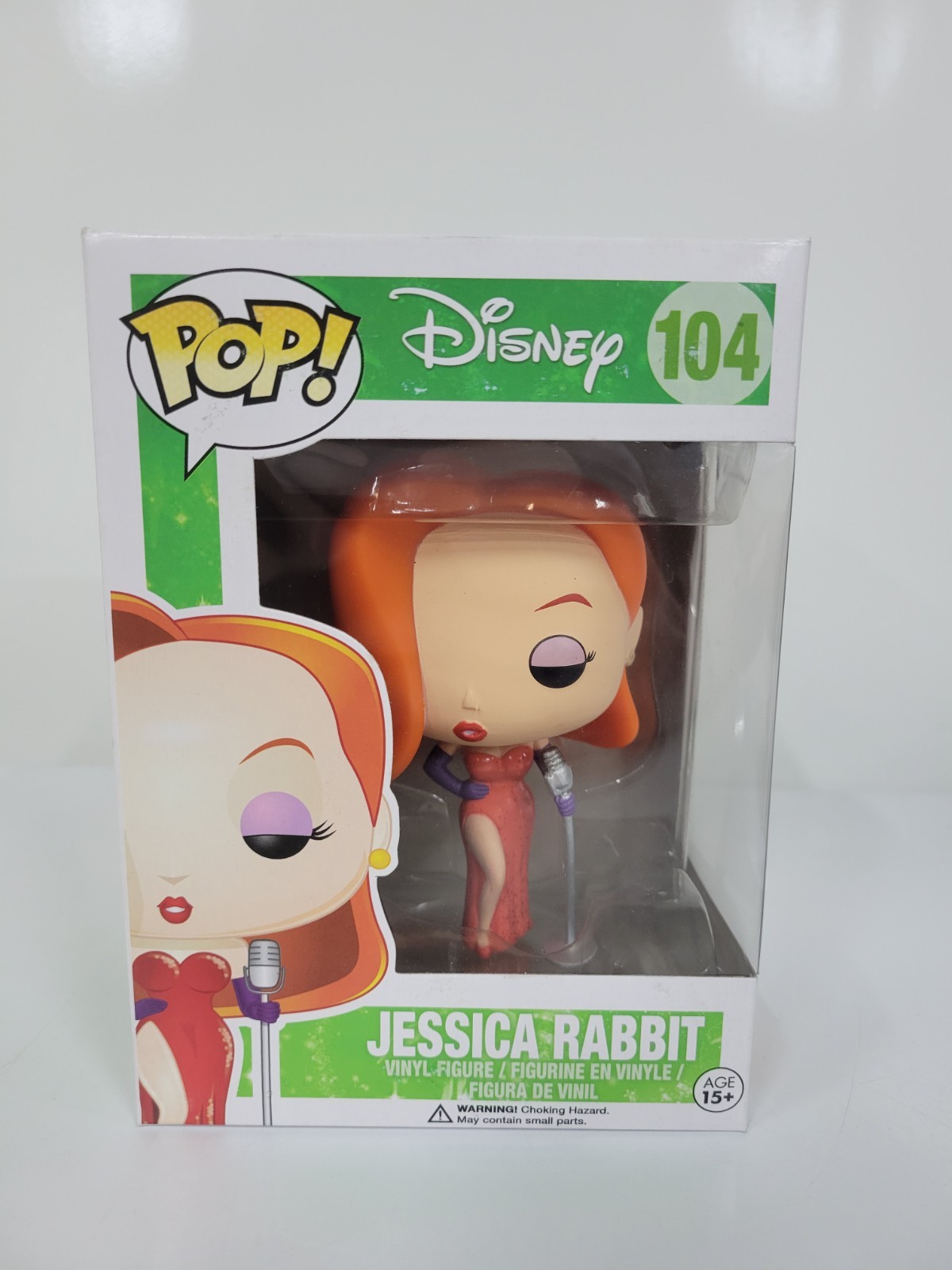 Funko POP Disney Jessica Rabbit #104 Vaulted- Package Damage See photos