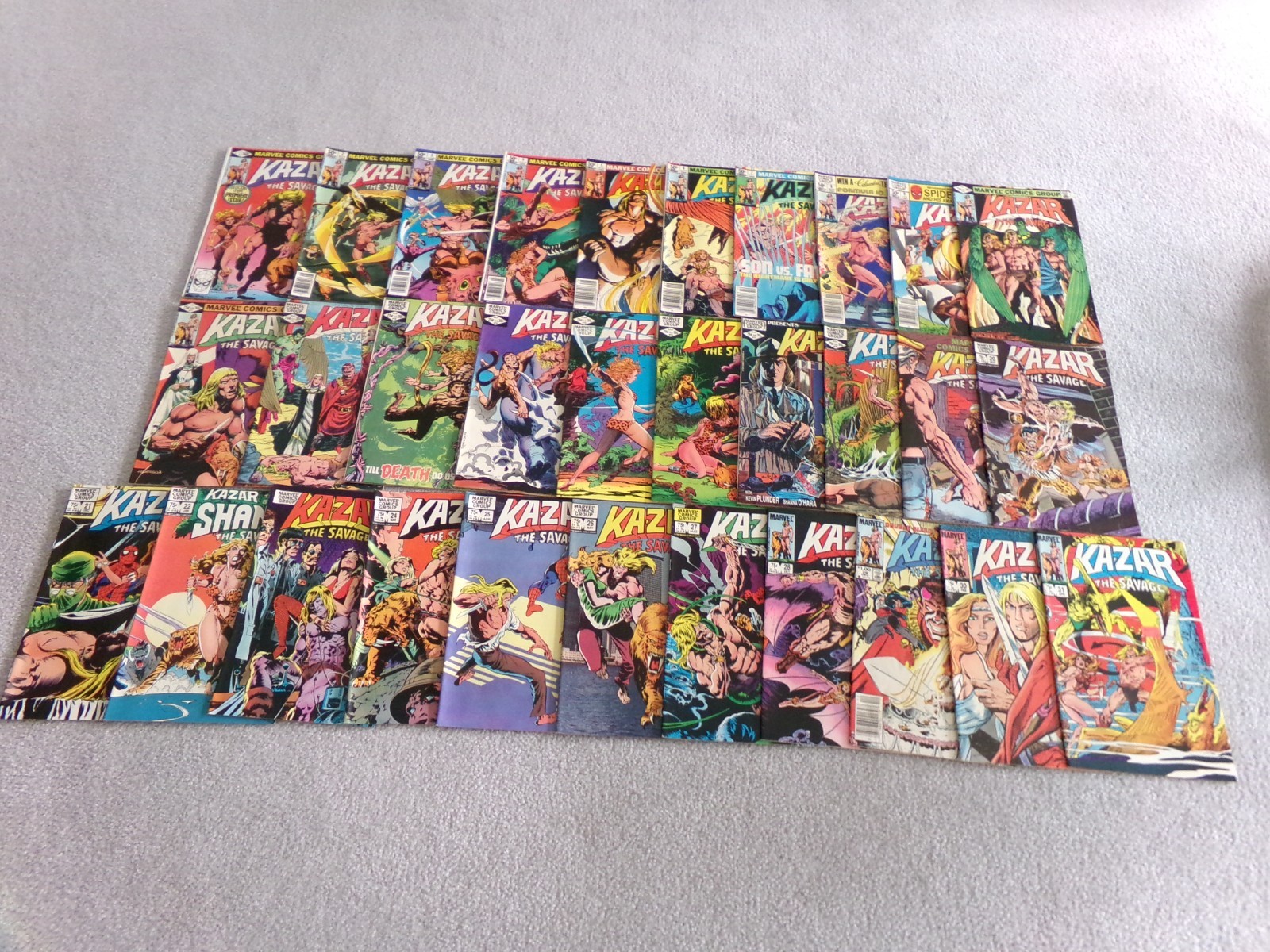 🔑 Ka-Zar the Savage #1-31 Marvel 1981-1984  lot