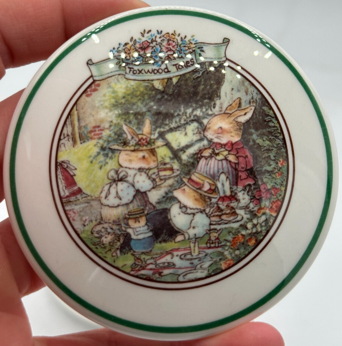 Villeroy & Boch Foxwood Tales Brian Paterson Trinket Box Vtg 1994 Luxembourg