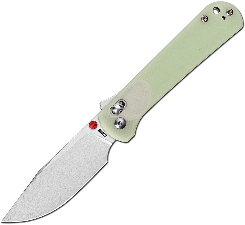 CJRB Bolt Recoil Lock V2 Jade Glow In The Dark G10 Folding AR-RPM9 Knife 1960GD