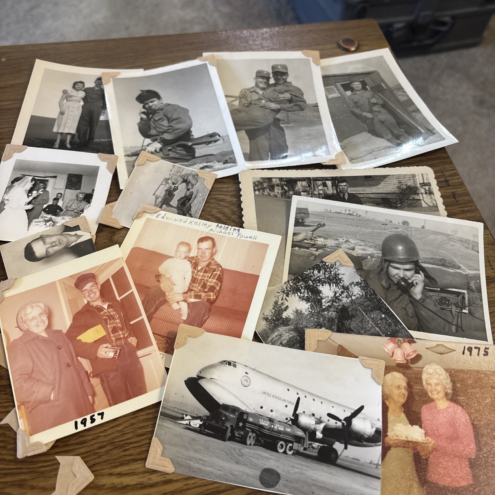 Vintage 1930s-70s  Photo Lot 50 + Assorted Photos Family Military,,,