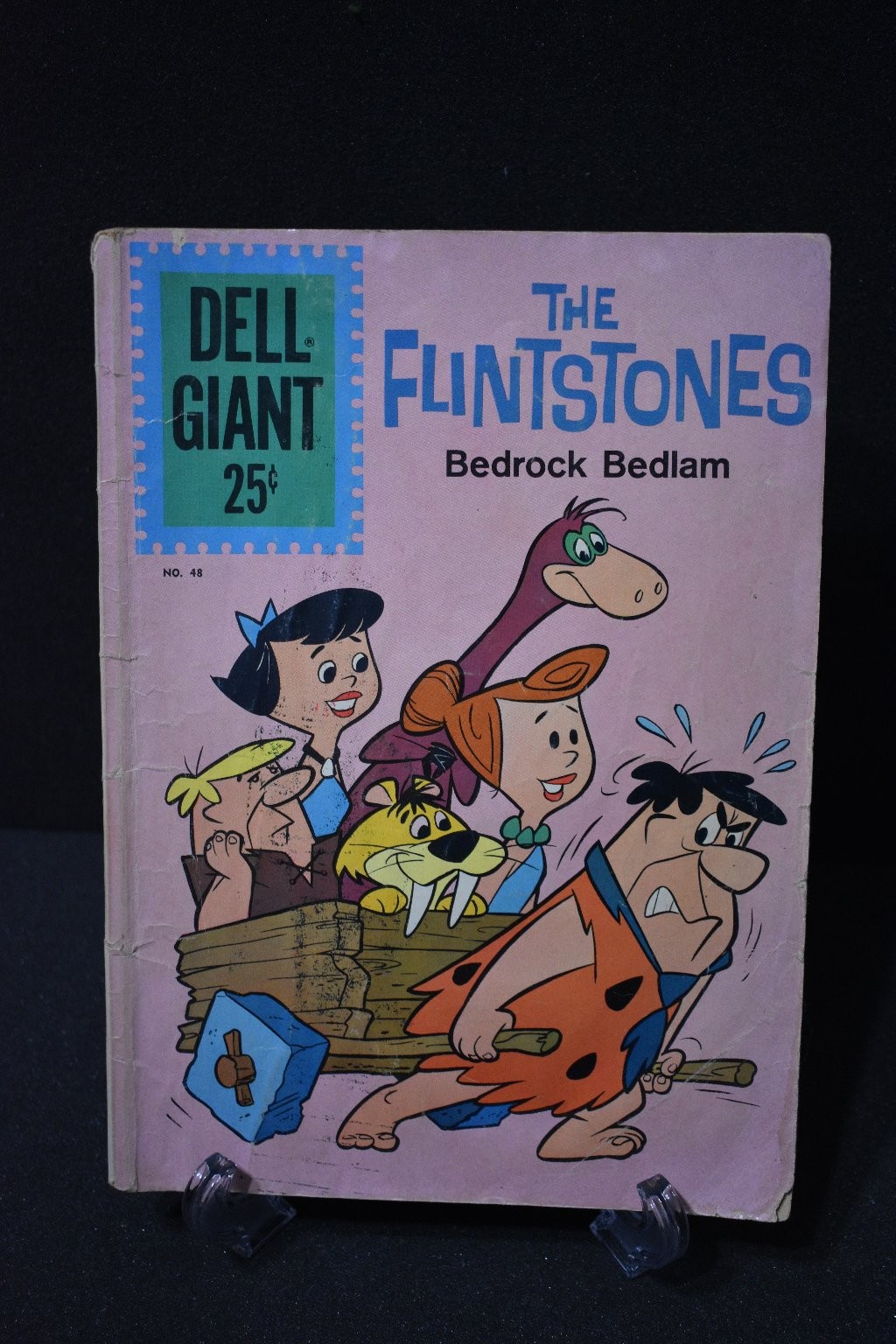 The Flintstones Dell Giant #48 Bedrock Bedlam Vintage Hanna-Barbera Comic Book The Flintstones Dell Giant #48 Bedrock Bedlam Vintage Hanna-Barbera Comic Book
