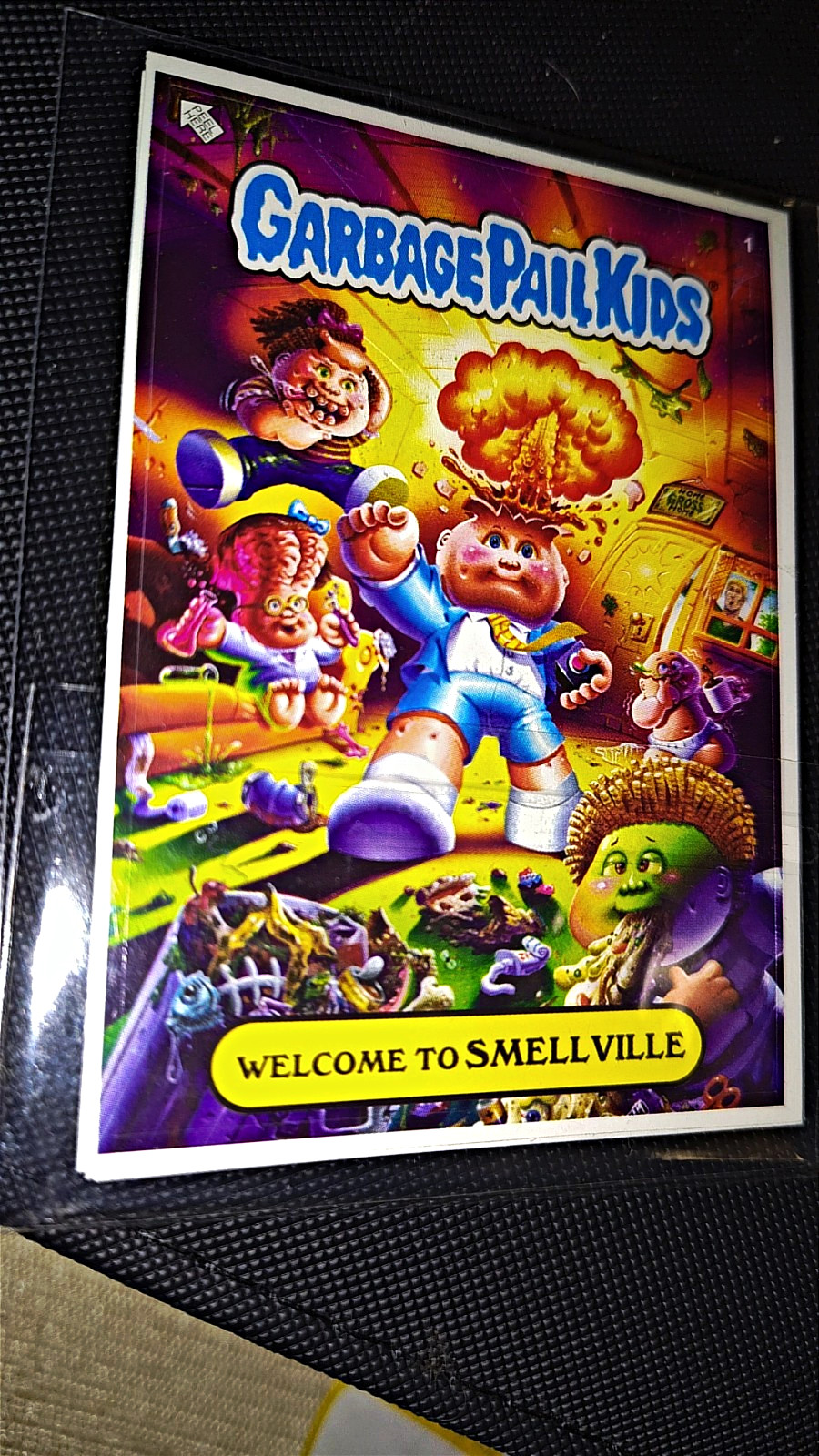 SEALED Garbage Pail Kids  R.L Stine Die Cut bonus Stickers- FULL card set