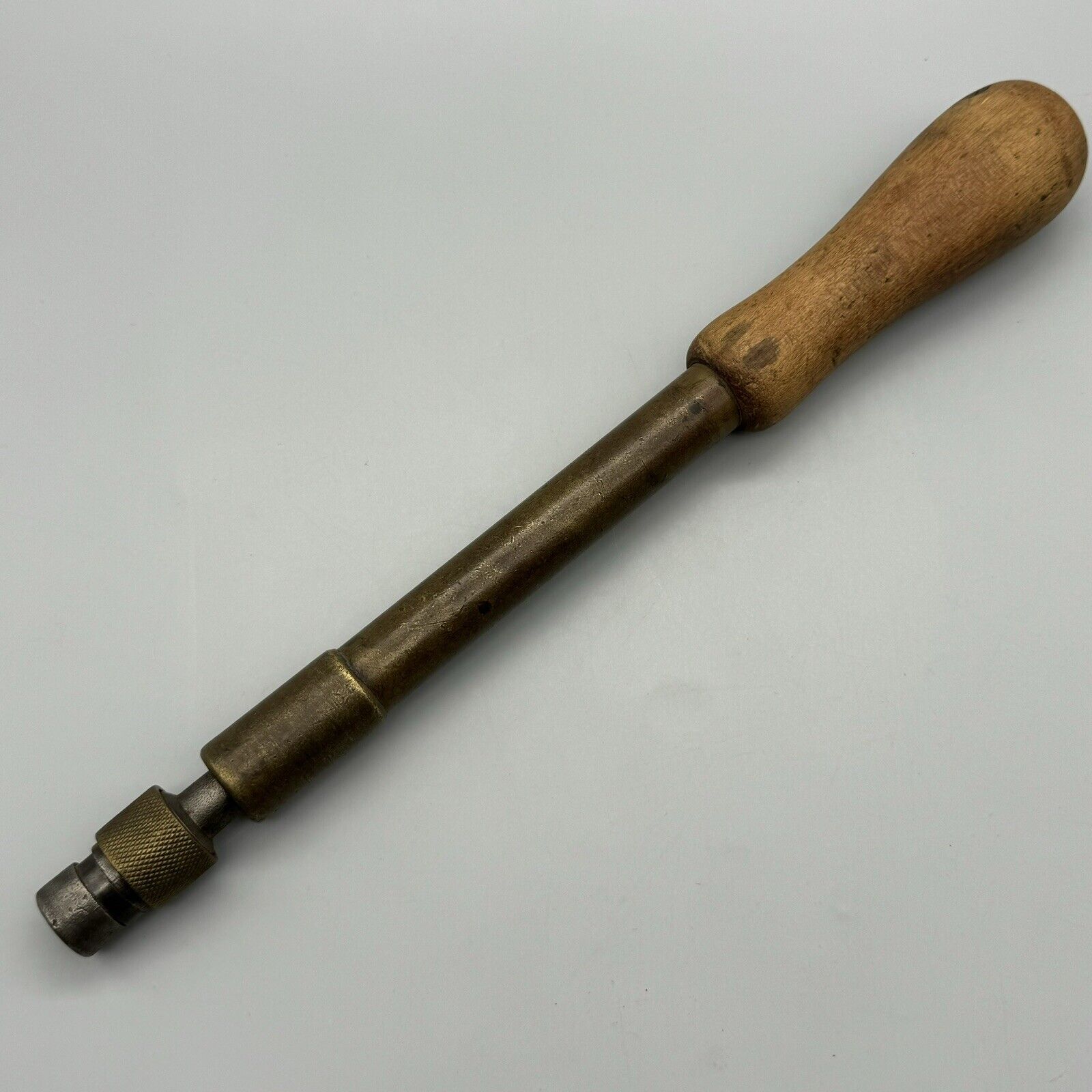 VTG H. Mueller Mfg Co PAT. 1889 SPIRAL SCREWDRIVER Hand Tool Working Order