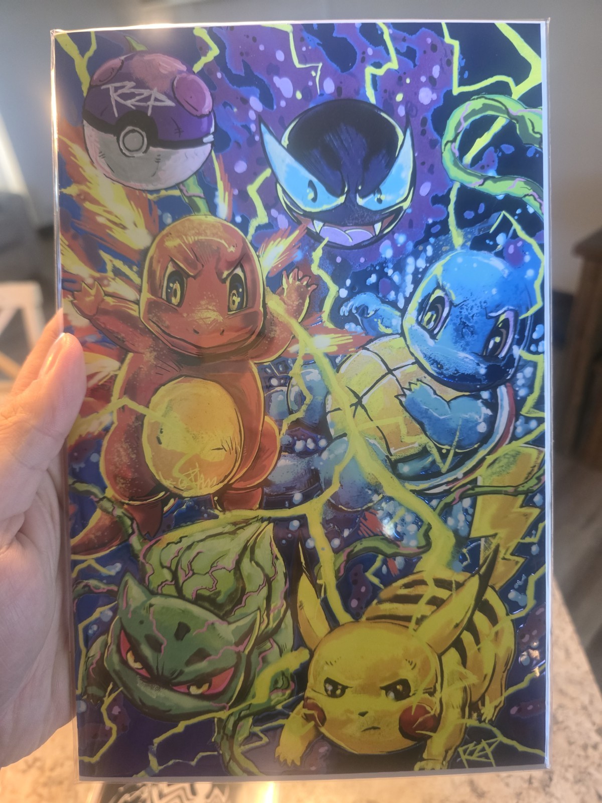 2026 NYCC Exclusive RZP Pokemon Embossed Comic With Enhanced Sig W/ COA 2026 NYCC Exclusive RZP Pokemon Embossed Comic With Enhanced Sig W/ COA