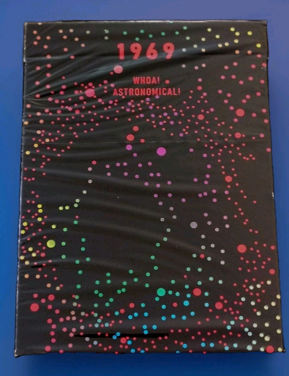 Super Rare 1969 Whoa Black Astronomical Playing Card Deck New Sealed Deckidea Super Rare 1969 Whoa Black Astronomical Playing Card Deck New Sealed Deckidea