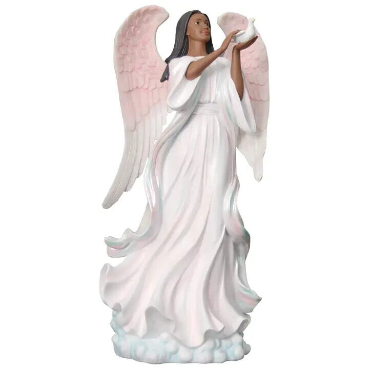 African American Angel Figurines Peace On Earth Black Angel 