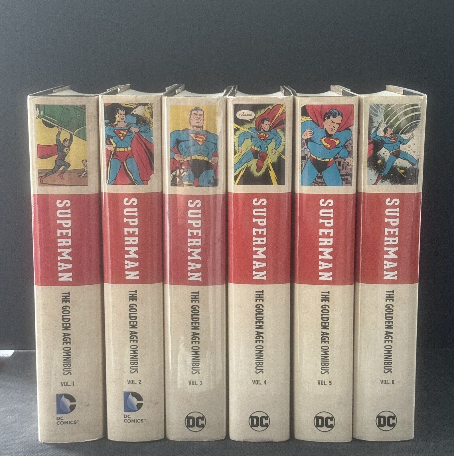 Huge Lot- Superman The Golden Age Omnibus Volume 1-6 DC Comics 1 2 3 4 5 6