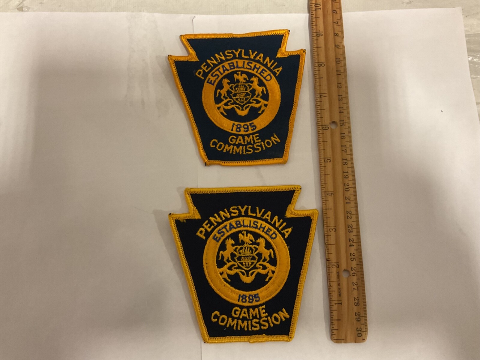 Pennsylvania Game Commission 1895 ,two Patches made different years Vintage Pennsylvania Game Commission 1895 ,two Patches made different years Vintage