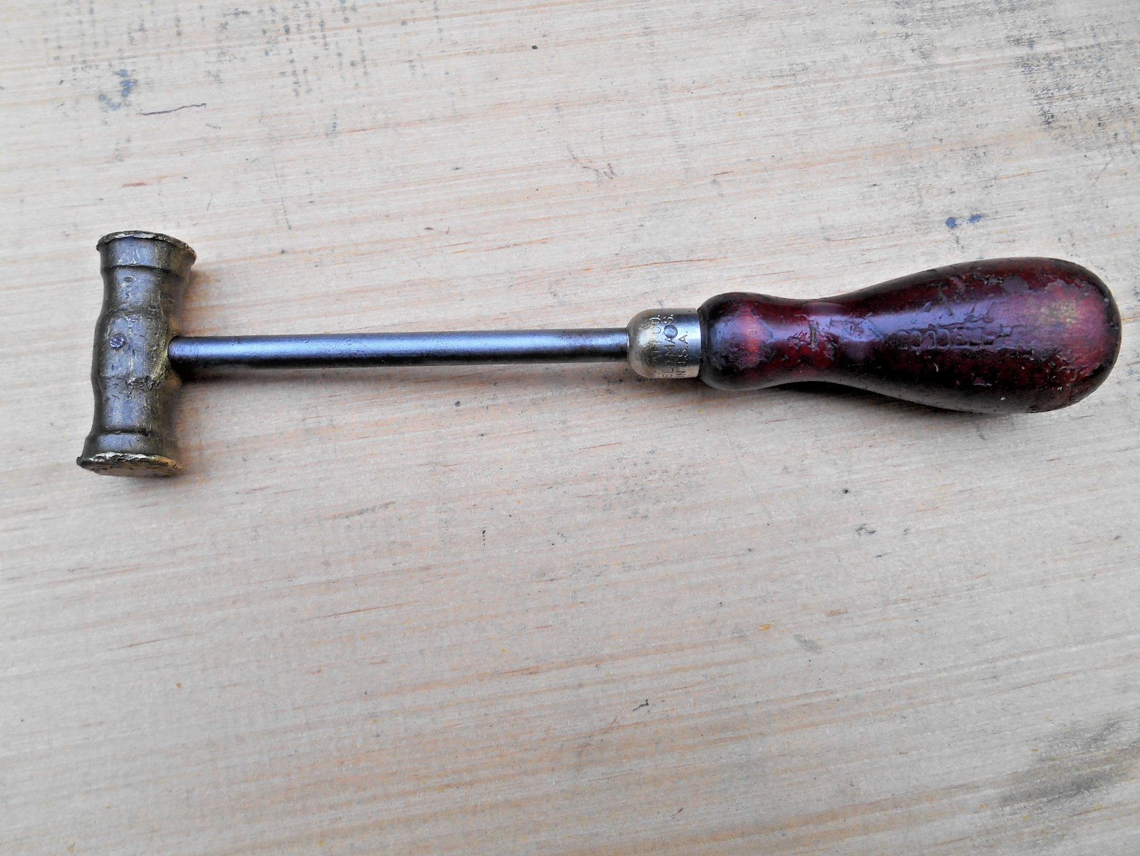 VTG GOODELL PRATT NO. 92 BRASS HAMMER