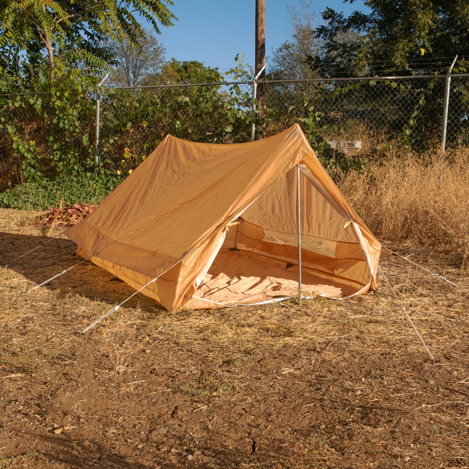 Authentic French Army Pup-Style Tent, Brand New