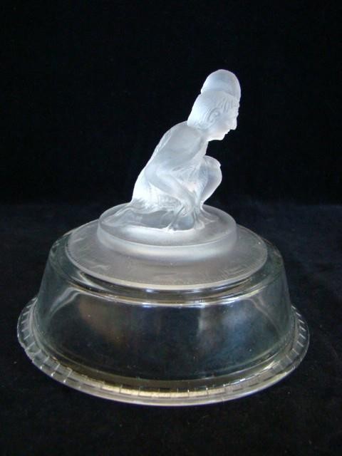1879 WESTWARD HO Frosted Glass 4-5/8