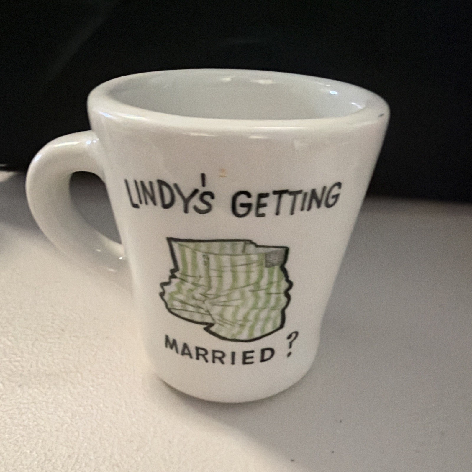 Bob Williams Hand Painted Coffee Mug Vintage No Chips Or Cracks 