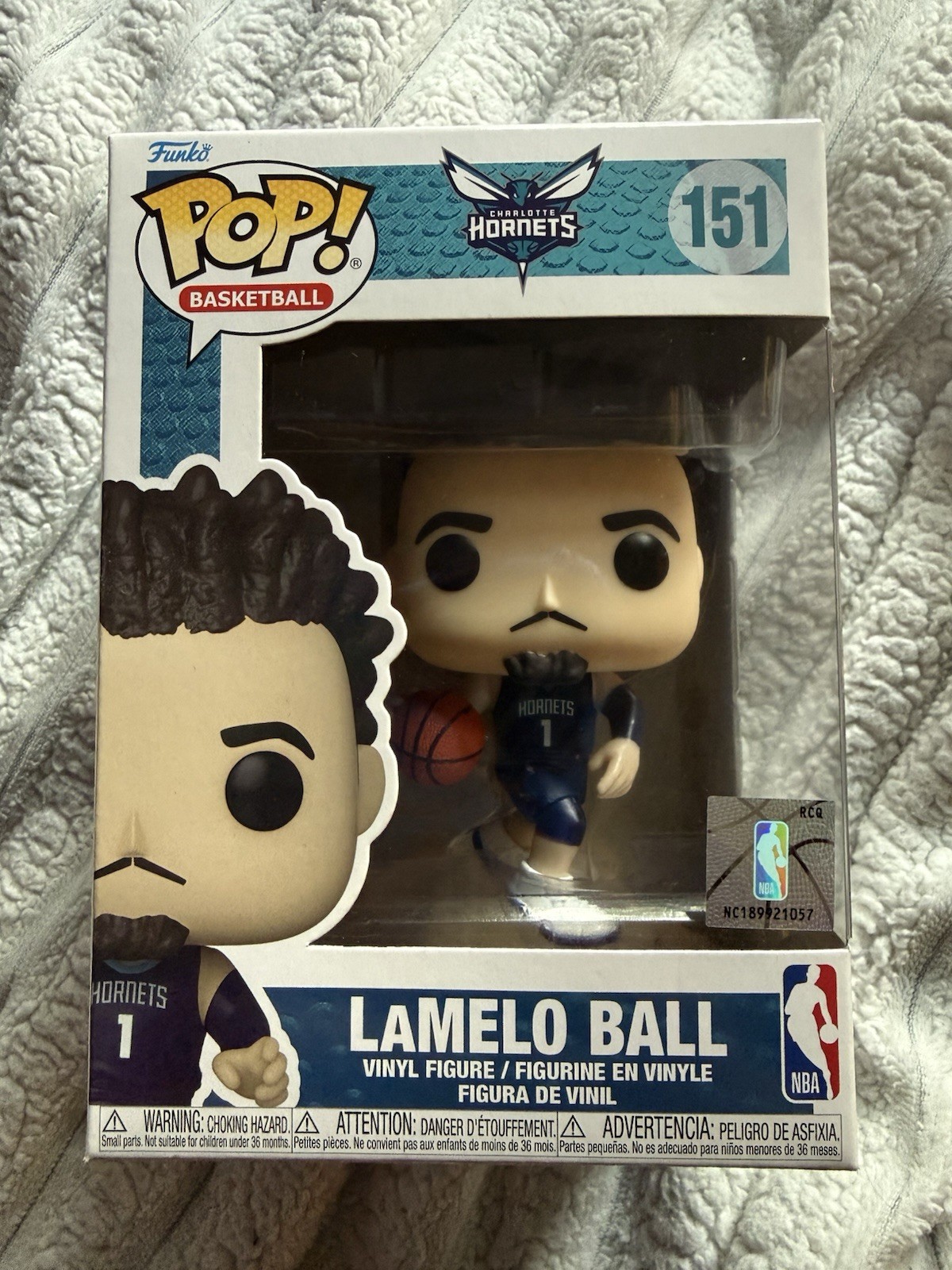 Funko Pop Basketball NBA LaMelo Ball Charlotte Hornets Vinyl Figure #151