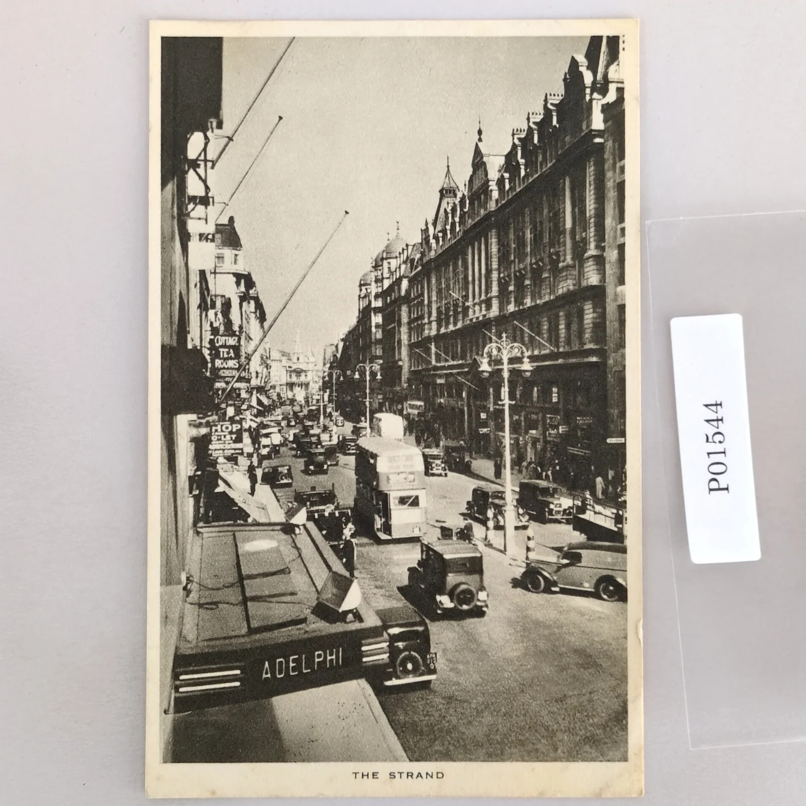 The Strand London England 1930s Postcard Unposted UK Tuck's