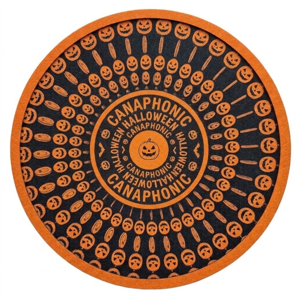 CANAPHONIC ZOETROPE / ANIMATED DISC / THIS IS HALLOWEEN / 45 RPM CANAPHONIC ZOETROPE / ANIMATED DISC / THIS IS HALLOWEEN / 45 RPM