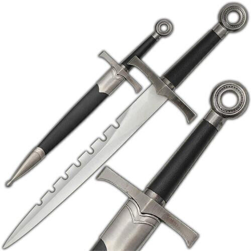 Armory Replicas Assassins Game Sword Breaker Dagger Knife with FREE Sheath