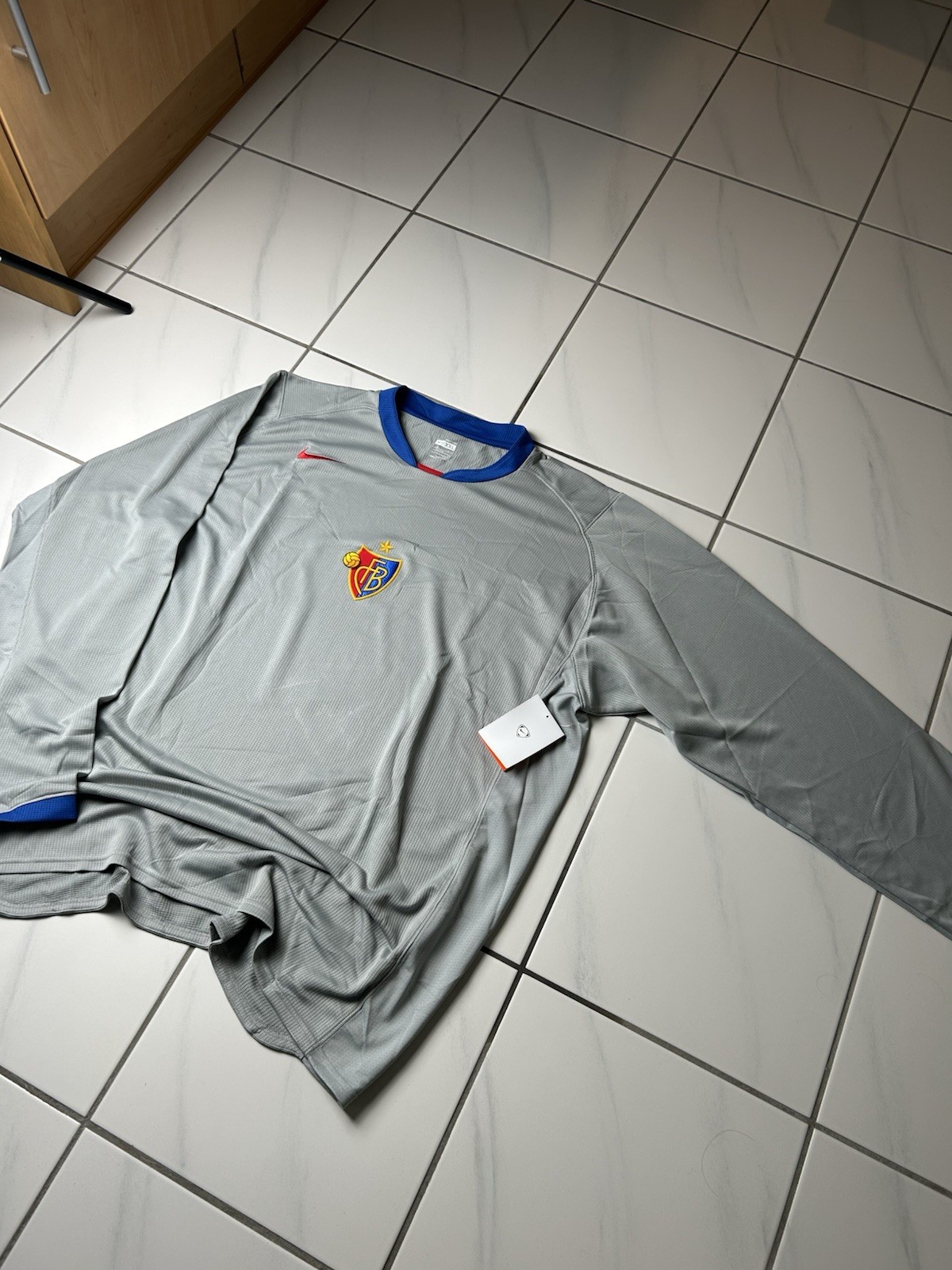 Vintage Nike Fc Basel 2007 Jersey Jersey Long Sleeve Size Xxl Football Winners