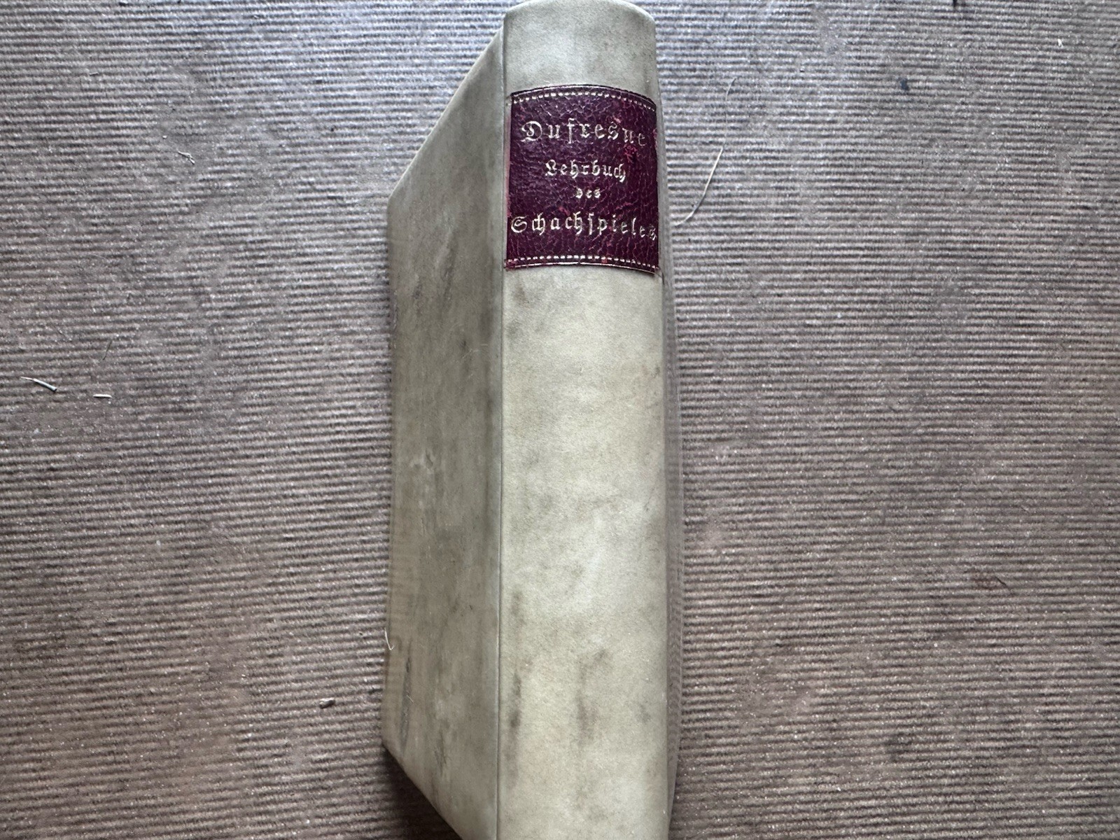 1932 Leipzig Chess Lehrbuch des Schachspiels Dufresne Play Technique Rare Signed