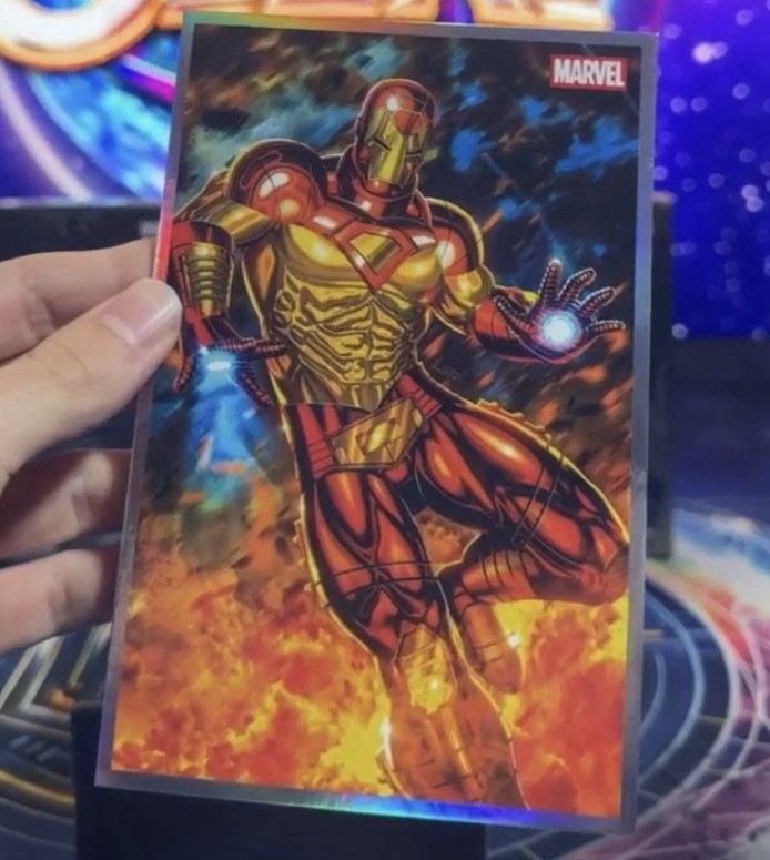 2026 Topps Marvel Vault Box Topper Originals Iron Man Art Card