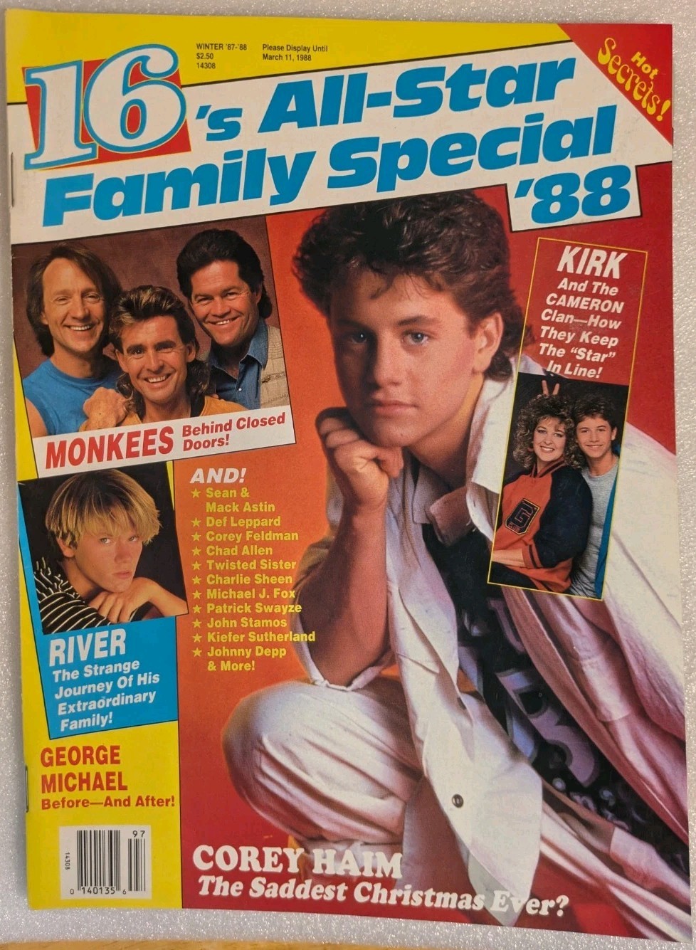 Vintage 16's All-Star Family Special '88 Magazine Winter 87-88