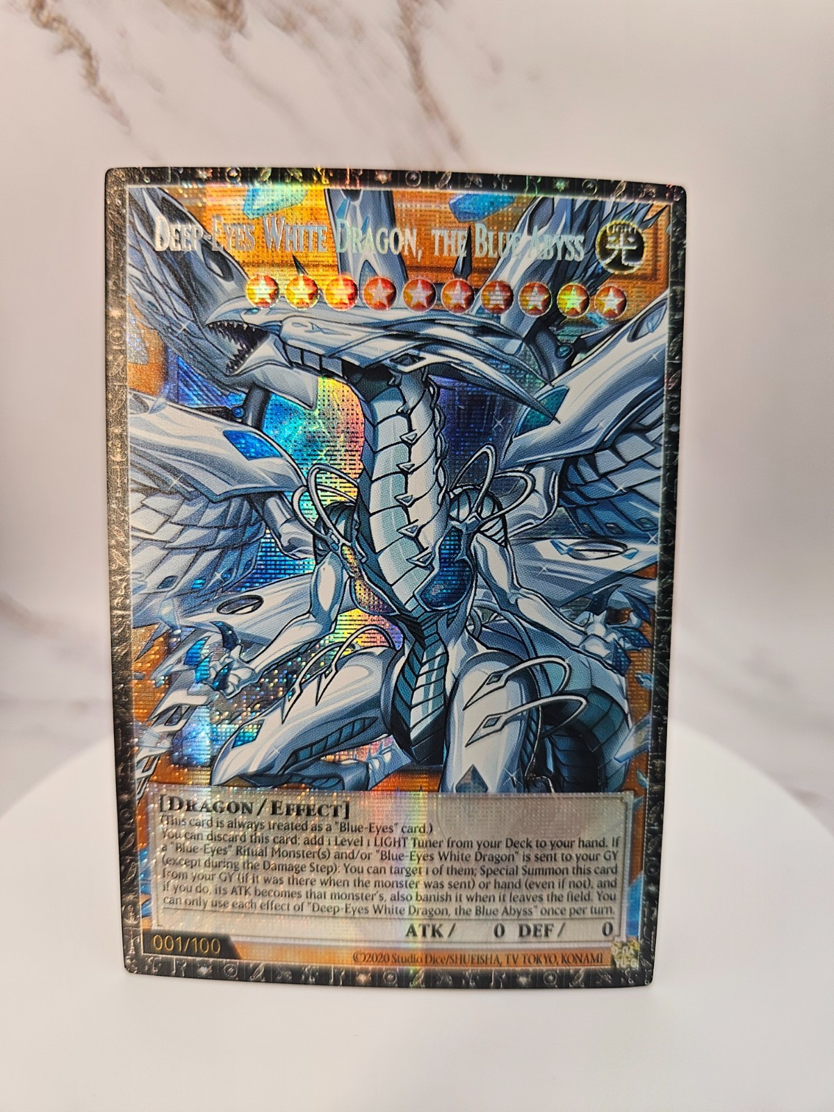 Deep-Eyes White Dragon the Blue Abyss *ENGLISH* Grand Master Starlight Overframe Deep-Eyes White Dragon the Blue Abyss *ENGLISH* Grand Master Starlight Overframe