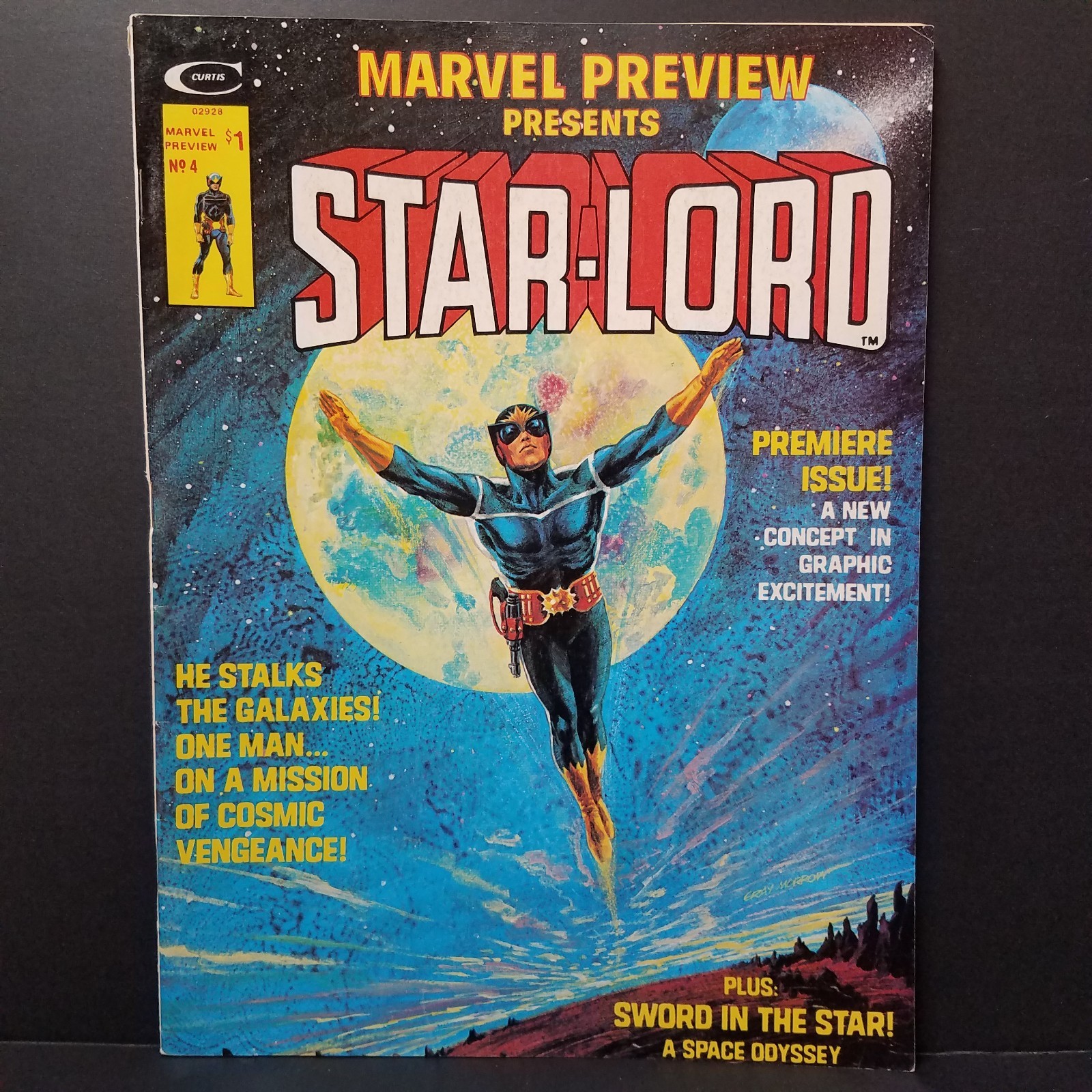 MARVEL PREVIEW #4 1976 1ST APPEARANCE AND ORIGIN STARLORD PETER QUILL  GOTG KEY
