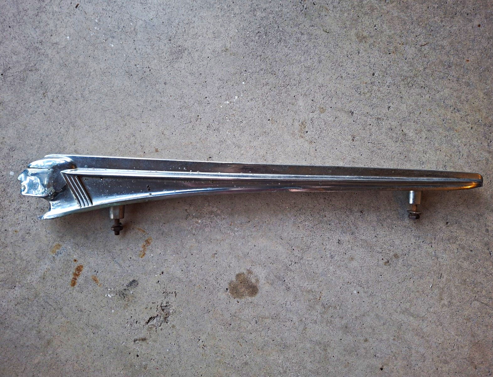 Antique 1947 Pontiac Hood Ornament Antique 1947 Pontiac Hood Ornament