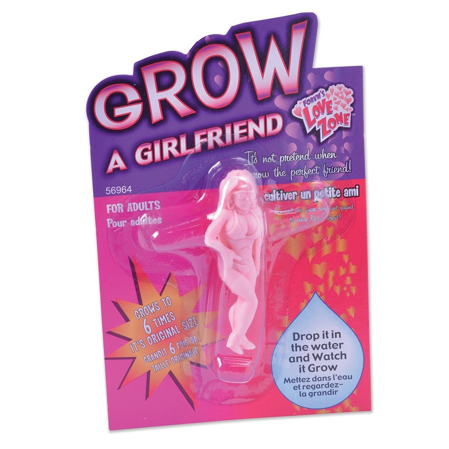 Bristol Novelty SG287 Grow a Girlfriend | Pink | Pack of 1 Ornament, One Size Bristol Novelty SG287 Grow a Girlfriend | Pink | Pack of 1 Ornament, One Size