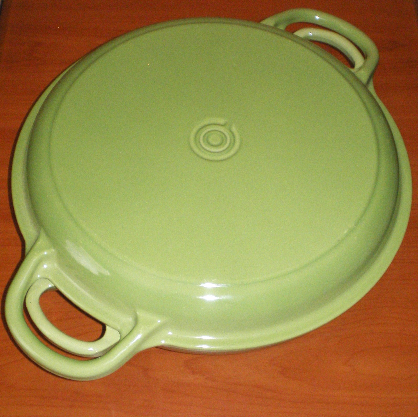 LE CREUSET Enameled Casserole Braiser & Grill Pan Lid 30CM ~ 3.5QT KIWI GREEN